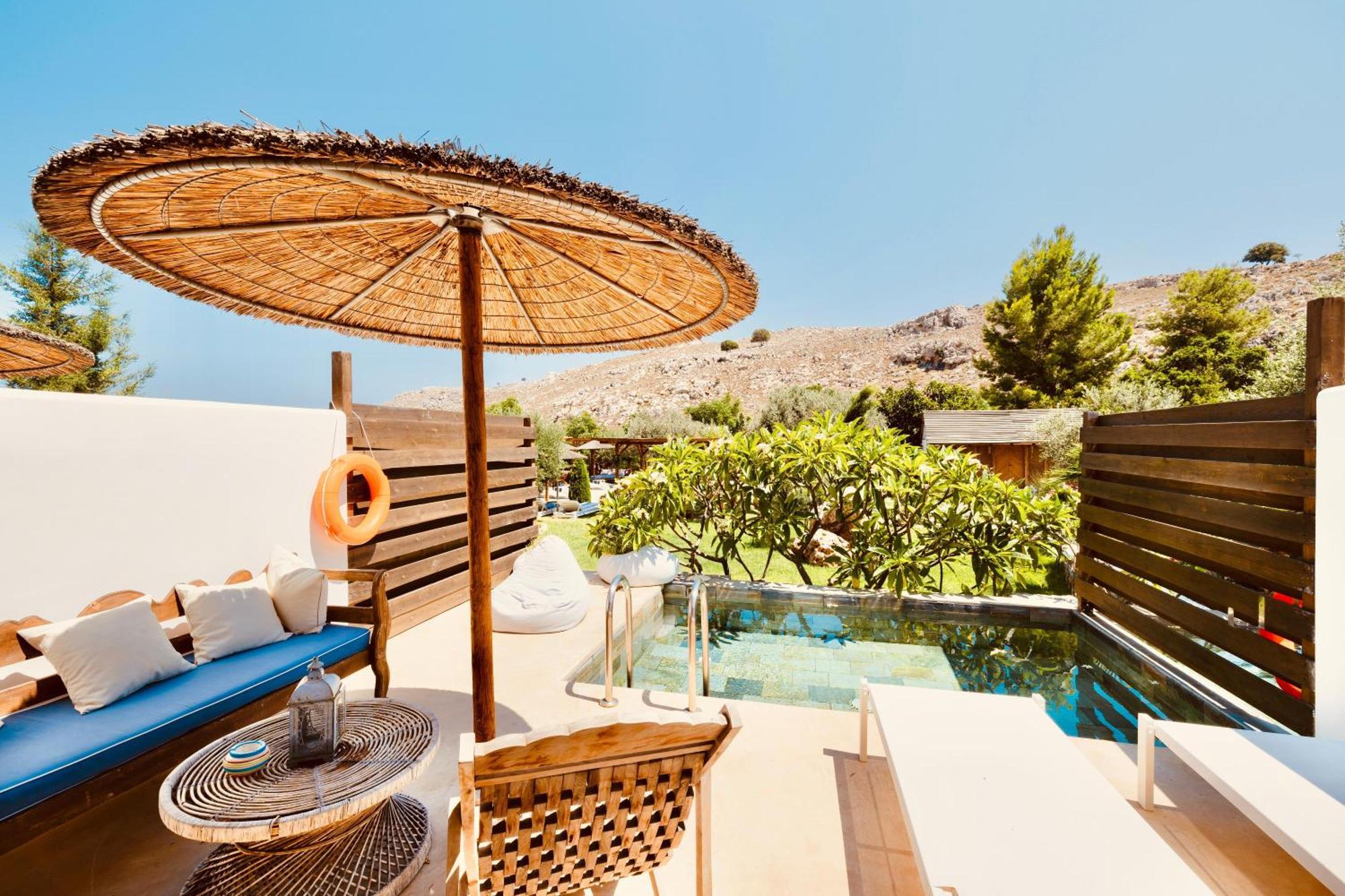 Caesars Gardens Hotel & Spa - Adults Only Líndos Dış mekan fotoğraf