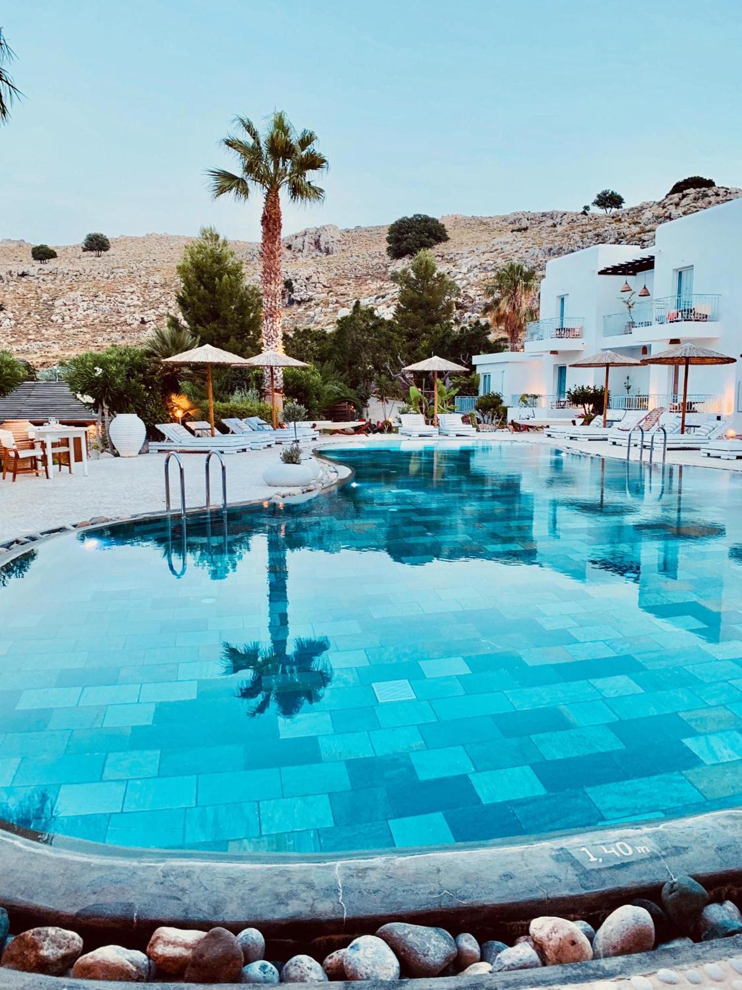 Caesars Gardens Hotel & Spa - Adults Only Líndos Dış mekan fotoğraf